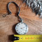 Mooi oud zakhorloge medana met koord ketting, Ophalen of Verzenden