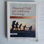 Abnormal Child and Adolescent Psychology, Boeken, Studieboeken en Cursussen, Ophalen of Verzenden, Zo goed als nieuw