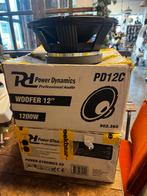 Power dynamics PD12C 1200w woofers 12” nieuw in de doos, G, G, G, Nieuw