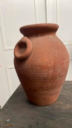Terracotta vaas, Huis en Inrichting, Woonaccessoires | Vazen, Ophalen, Overige kleuren, Aardewerk of Porselein, Minder dan 50 cm