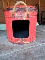 Retro Kattenhuisje - Olievat Stijl, Huis en Inrichting, Zitzakken, Ophalen