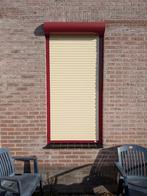 Elektrisch rolluik rood/crème met Somfy afstandsbediening, Ophalen, Gebruikt, Overige kleuren, Minder dan 100 cm