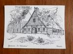 Restaurant De Stiftsschuur Weerselo, Verzamelen, Ansichtkaarten | Nederland, Ophalen of Verzenden, 1960 tot 1980, Ongelopen, Gelderland