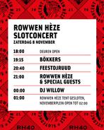 Rowwen héze slotconcert, Eén persoon, November