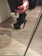 pleaser 18cm hak maat 40, Verzenden, Zo goed als nieuw, Zwart