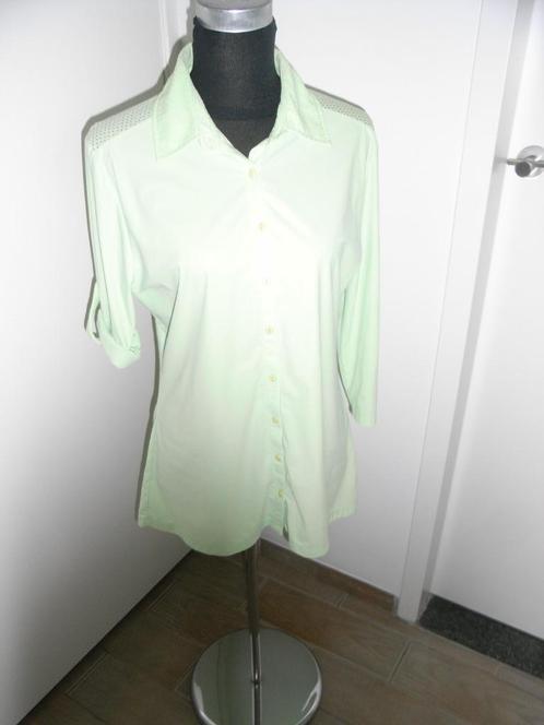 ZOSO blouse lime/groen 3/4 mouw oprolb mt L of 38/40, NIEUW!, Kleding | Dames, Blouses en Tunieken, Nieuw, Maat 42/44 (L), Groen