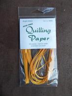 Quilling paper – papierfiligraanstroken 2mm oker, Hobby en Vrije tijd, Knutselen, Ophalen of Verzenden, Nieuw, Materiaal