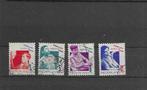 Nederland 1931, NVPH 240 t/m 243, Gestempeld., Verzenden, T/m 1940, Gestempeld