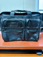 Tumi Alpha Expandable leren laptoptas te koop, Overige merken, Gebruikt, Zwart, Ophalen of Verzenden