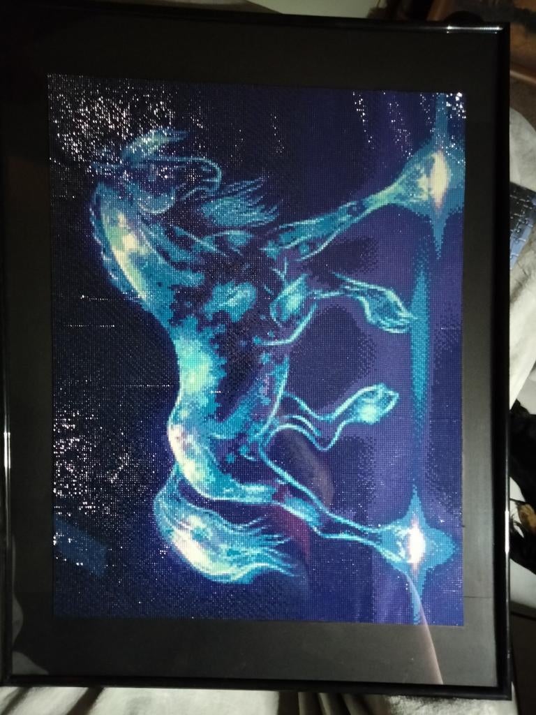 Paard Diamant Schilderij, 50 tot 75 cm, Ophalen of Verzenden, Zo goed als nieuw, Schilderij