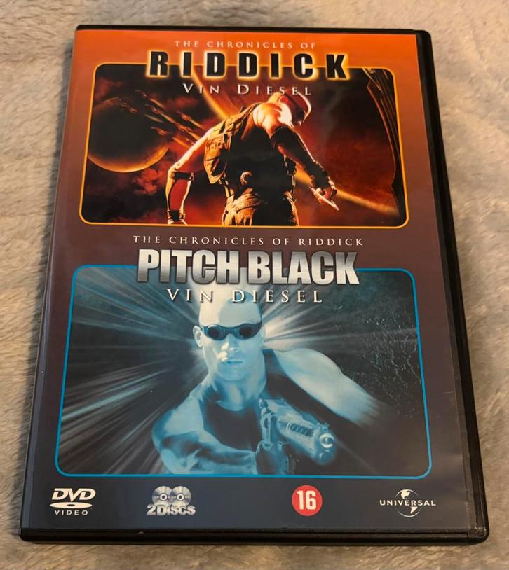 Riddick en Pitch Black op Dvd. Compleet en netjes, Cd's en Dvd's, Dvd's | Science Fiction en Fantasy, Zo goed als nieuw, Vanaf 16 jaar
