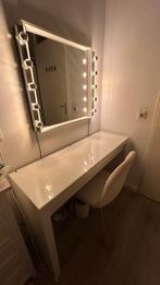 Ikea malm kaptafel set z.g.a.n, Huis en Inrichting, Ophalen, Zo goed als nieuw, 50 tot 100 cm, Minder dan 100 cm