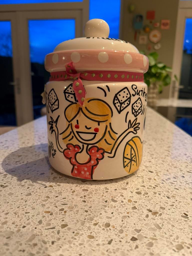 Blond Amsterdam voorraadpot, Ophalen of Verzenden, Zo goed als nieuw, Overige materialen, Pot, Bus of Blik