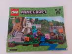 Lego Minecraft 21123 The Iron Golem / De ijzergolem, Ophalen of Verzenden, Zo goed als nieuw, Complete set, Lego