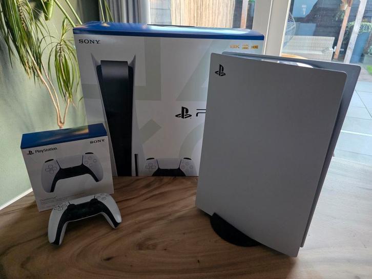 Playstation 5 Disc Editie - Compleet, Spelcomputers en Games, Spelcomputers | Sony PlayStation 5, Zo goed als nieuw, Playstation 5