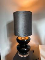 Tafellamp riviera maison zwart glas, Glas, Gebruikt, 50 tot 75 cm, Ophalen