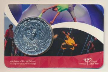 Nederland 250 jaar circuscultuur penning 2020 in coincard beschikbaar voor biedingen