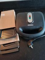 Bourgini tosti ijzer met grillplaten, Ophalen of Verzenden, Vaatwasmachinebestendig, Gebruikt, Tafelgrill