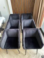 Kick Collection Eetkamer stoelen - 6 stuks, Zwart, Ophalen of Verzenden, Zo goed als nieuw, Vier