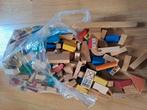 Vintage houten blokken meer dan 100, Antiek en Kunst, Antiek | Speelgoed, Ophalen of Verzenden