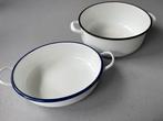 2 emaille schalen, Antiek en Kunst, Antiek | Emaille, Ophalen