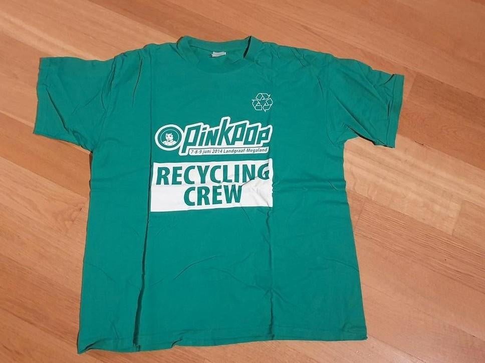 Pinkpop recycling crew 2014 Landgraaf, Ophalen of Verzenden, Gedragen, Maat 56/58 (XL), Groen