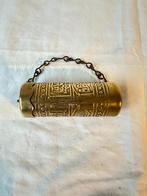 Tondeldoos met afbeeldingen treinen boten antiek koper, Antiek en Kunst, Antiek | Koper en Brons, Verzenden, Koper