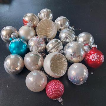 Vintage kerstballen (19 stuks). beschikbaar voor biedingen