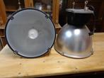 Nog originele industriële hanglampen uit magazijn, Gebruikt, 50 tot 75 cm, Ophalen of Verzenden, Vintage industrieel