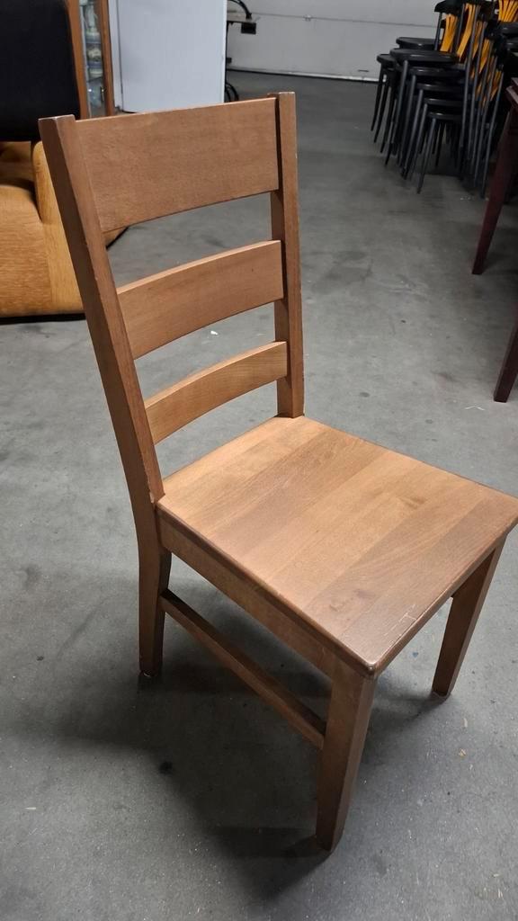 54 horeca eetkamer restaurant stoelen naturel bohemian hout, Huis en Inrichting, Stoelen, Zo goed als nieuw, Vijf, Zes of meer stoelen