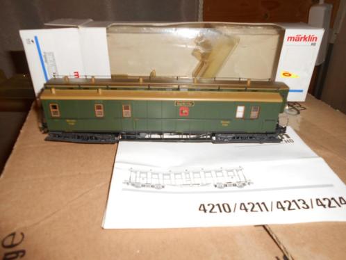 Märklin 4229 Postwagon P 7508 van Württemberg, Hobby en Vrije tijd, Modeltreinen | H0, Nieuw, Wagon, Wisselstroom, Märklin, Ophalen of Verzenden
