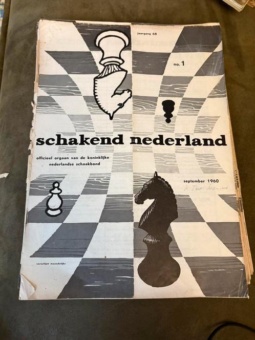 50x Schaken Nederland – officieel orgaan KNSB – gebruikt, Boeken, Kunst en Cultuur | Architectuur, Gelezen, Overige onderwerpen