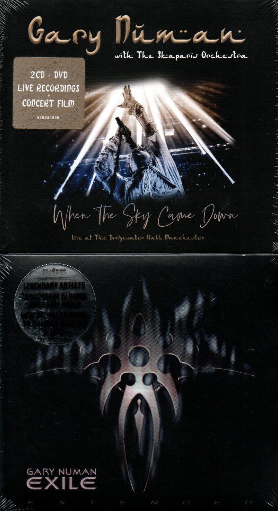 Gary Numan - When The Sky Came Down 2 x CD + DVD & Exile CD, Cd's en Dvd's, Dvd's | Muziek en Concerten, Muziek en Concerten, Alle leeftijden