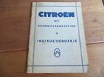 NL instructieboekje Citroen Traction Avant 7, 11 Sport, 11, Auto diversen, Handleidingen en Instructieboekjes, Ophalen of Verzenden