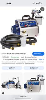 Graco hlvp pro contractor 9,5, Doe-het-zelf en Verbouw, Schildersmaterialen, Ophalen of Verzenden, Zo goed als nieuw, Verfspuit of Verfpomp