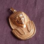 Egyptische Hanger Pharao Verguld, Verzenden, Gebruikt, Goud, Overige materialen