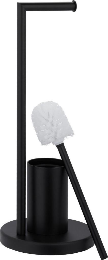 Toiletaccessoiresset, Huis en Inrichting, Badkamer | Badtextiel en Accessoires, Zo goed als nieuw, Overige typen, Zwart, Ophalen of Verzenden