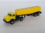 Corgi Trucks: Mercedes vrachtwagen + Gloster Saro tanker, Ophalen of Verzenden, Gebruikt, Bus of Vrachtwagen