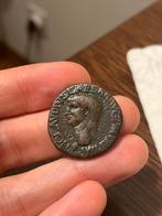 Romeinse munt Claudius - Antieke Bronzen As, Ophalen of Verzenden, Losse munt