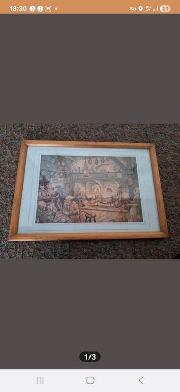 Anton Pieck Schilderij - Efteling Stijl beschikbaar voor biedingen
