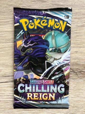 1x booster pack Chilling Reign (Sword & Shield) Pokemon! beschikbaar voor biedingen