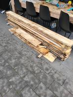 Steigerhout  8 stuks 2,5 meter en restanten, Doe-het-zelf en Verbouw, Hout en Planken, Ophalen, 25 tot 50 mm, Zo goed als nieuw