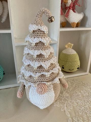 Gehaakte Kerstboom Kabouter Decoratie - Mani di Anne beschikbaar voor biedingen