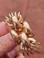 Vintage 1980 modernist design broche, Sieraden, Tassen en Uiterlijk, Ophalen of Verzenden, Zo goed als nieuw, Zilver, Overige materialen