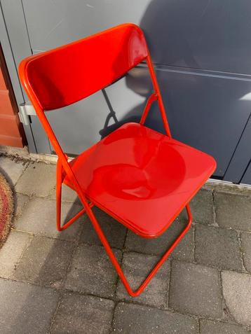 Vintage Ikea Klapstoel - Rood beschikbaar voor biedingen