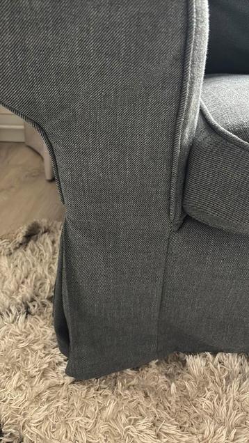 Grijze hoes ektorp 2-zits bank ikea - afbeelding 3