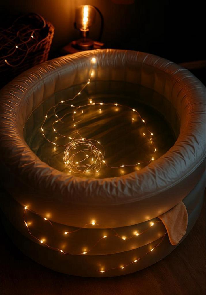 Lichtsnoer voor in of naast het bevalbad TE HUUR!, Boeken, Zwangerschap en Opvoeding, Zo goed als nieuw, Zwangerschap en Bevalling