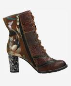 laura Vita laarsjes mt 38, Kleding | Dames, Schoenen, Bruin, Lage of Enkellaarzen, Ophalen of Verzenden, Zo goed als nieuw