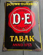 Emaille reclamebord Douwe Egberts Tabak, Verzamelen, Ophalen of Verzenden, Gebruikt, Reclamebord
