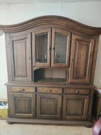 Donker eiken kast., Huis en Inrichting, Kasten | Buffetkasten, Ophalen, 200 cm of meer, 150 tot 200 cm, Zo goed als nieuw